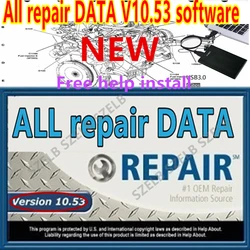 2023 najnowsza oprogramowanie alldata Auto naprawy danych alldata 10.53 oprogramowanie alldata download alldata auto diagnostyczne instal