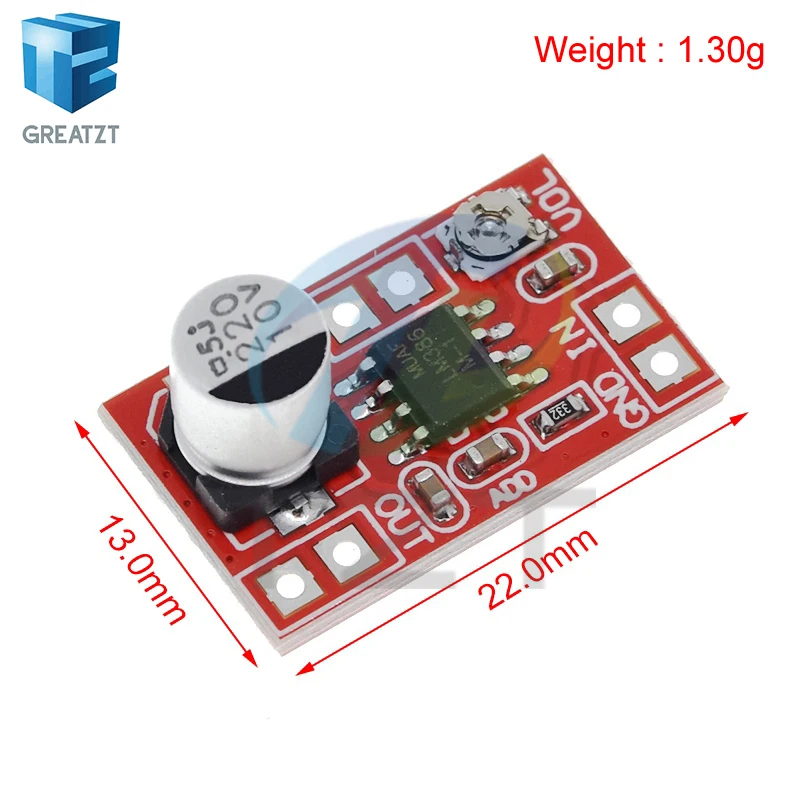 DC 5V-12V Micro Electret Amplifier MIC Condenser Mini Microphone Amplifier Board