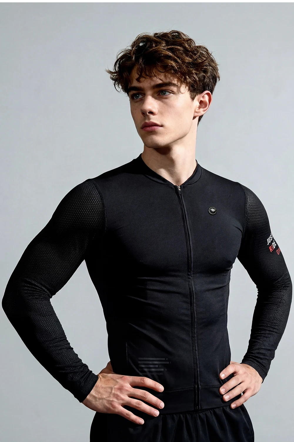 RION Herren-T-Shirt, langärmelig, Sport-Sweatshirt, Fitness, Laufen, Oberteil, Herrenbekleidung, Radfahren, Shirts, Gym, Wandern, Outdoor, Sportbekleidung – Detail 16