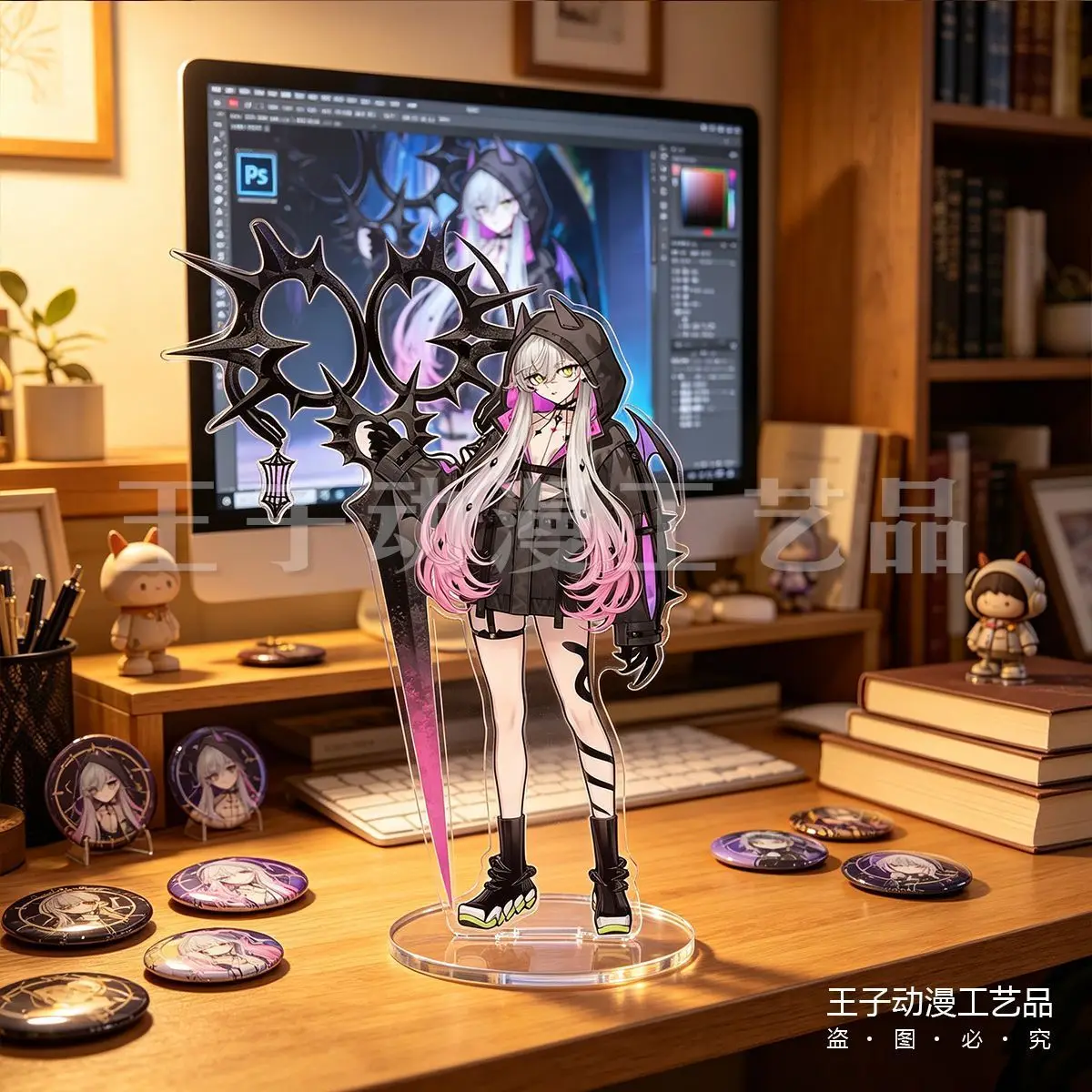 Anime Doujin Stand Figure Fate/Grand Order Metatron Jeanne Acrylic Model Plate Cosplay Collection Desktop Decor Gifts New TTS