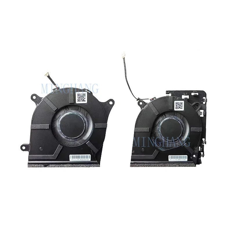 

M New CPU & GPU Cooling Fan DIS For HP 15-FD TPN-Q286 Laptop N44109-001 N44110-001