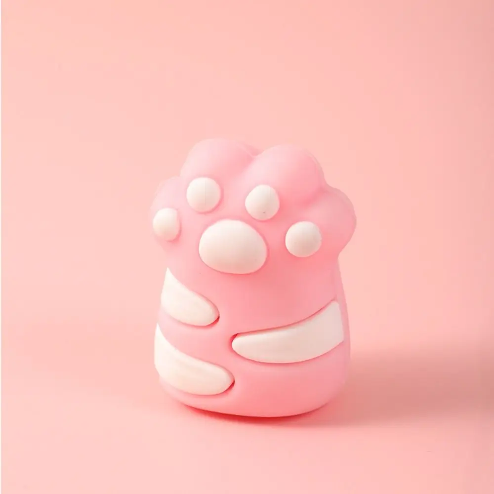 Cute Cat Paw Shaped Manual Pencil Sharpener Sketching Single Hole Pencil Cutting Tools PVC Drawing Pencil Cutter Children