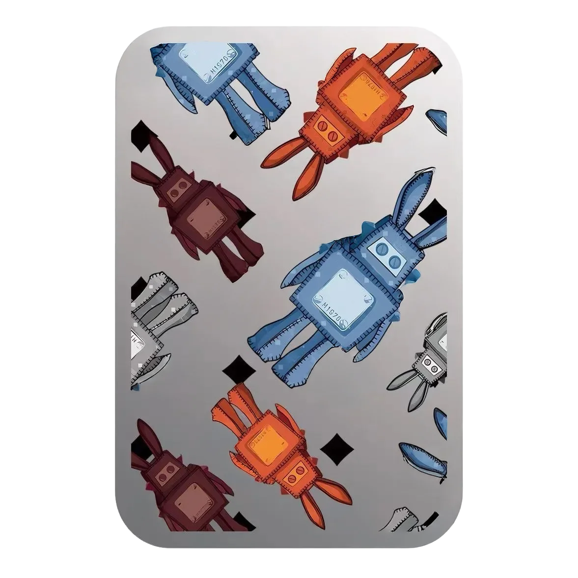 

Multicolor Robot Magnetic Phone Grip Stand for IPhone 17 Pro Max Holder Mount Support for S25U Card Holder