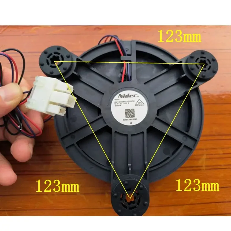 ل هاير الثلاجة الفريزر مروحة التبريد مروحة المحرك أجزاء الثلاجة GW12E12MS1AZ-52Z32 DC12V 0.33A