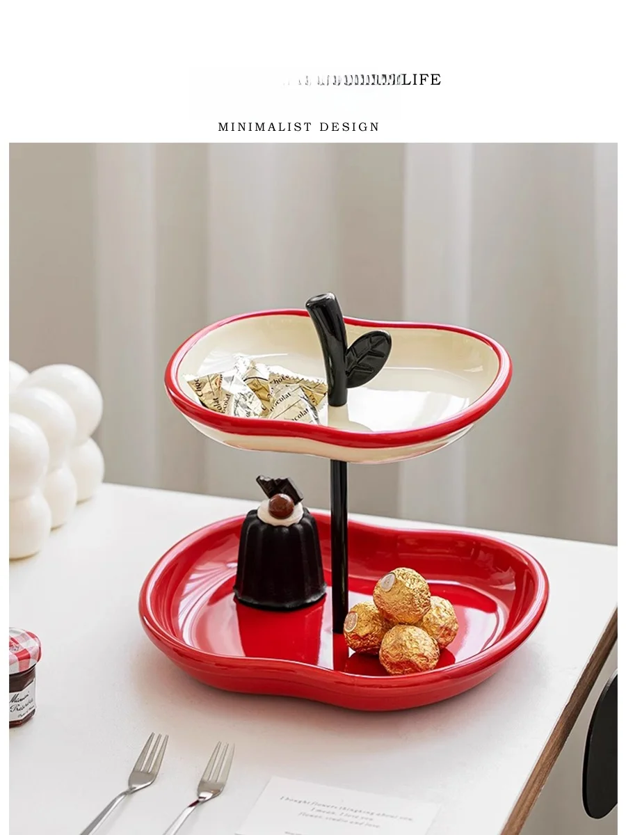 

Поднос для фруктов Tlife Cerc, тарелка для закусок, корзина для конфет, декор для гостиной в скандинавском стиле, украшение для чайного столика, новогодний подарок