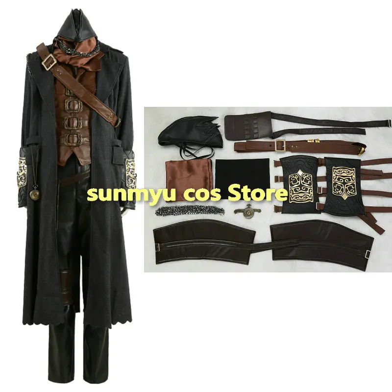 Bloodborne Gehrman Hunter Cosplay Costume Custom Size Bloodborne Cosplay Gehrman Costume