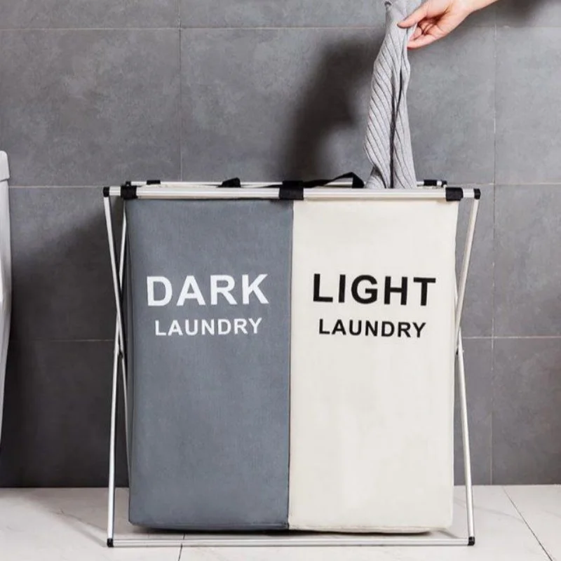 

FREE SHIPPING Big Laundry Baskets Foldable Oversized Bathroom Home Waterproof Oxford Cloth Storage Dirty Clothes Handle Basket