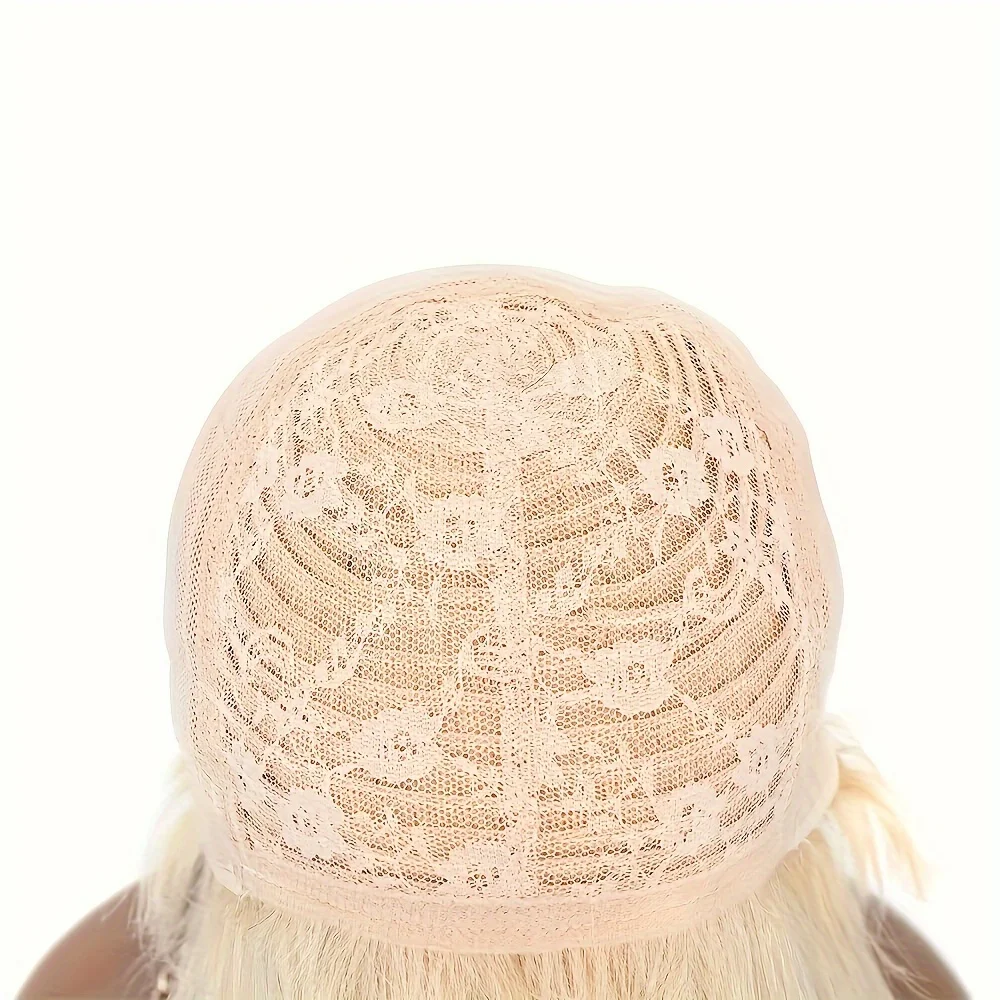 Short Pixie Cut Wigs Colored 613# For Women Human Hair Wigs Finger Ocean Wave Wig Full Machine Made Halloween Party