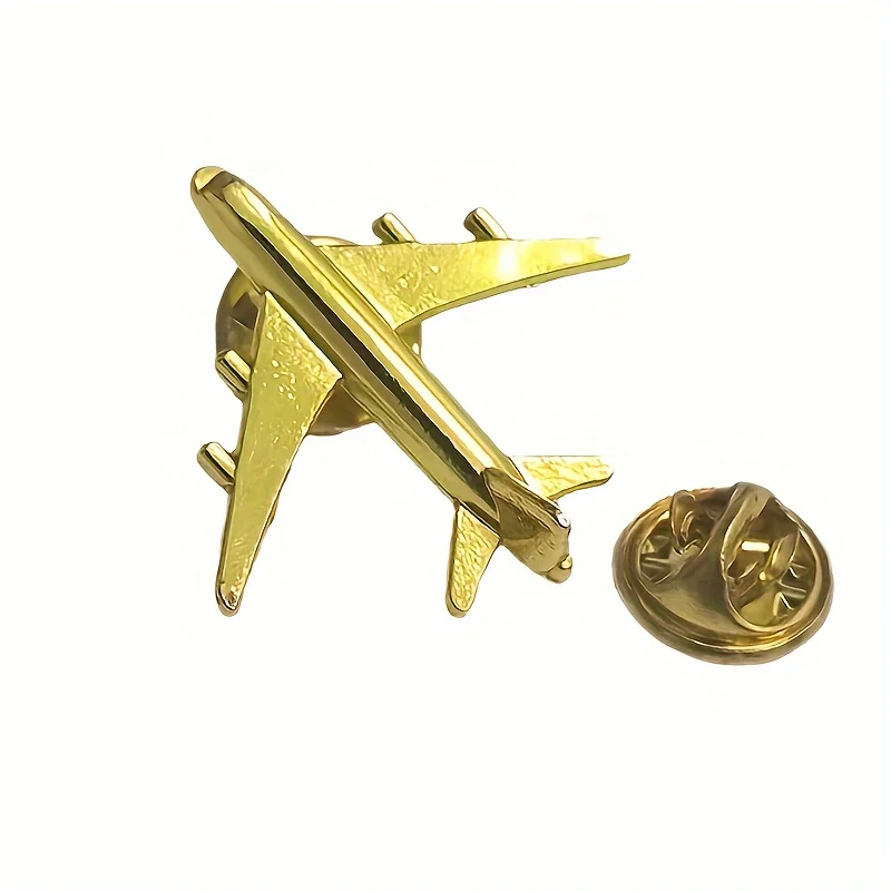 

Metal Airplane Brooch Diy Fashion Pin Alloy Badge Vintage Pin Buckle Badge Buckle Jewelry Accessories