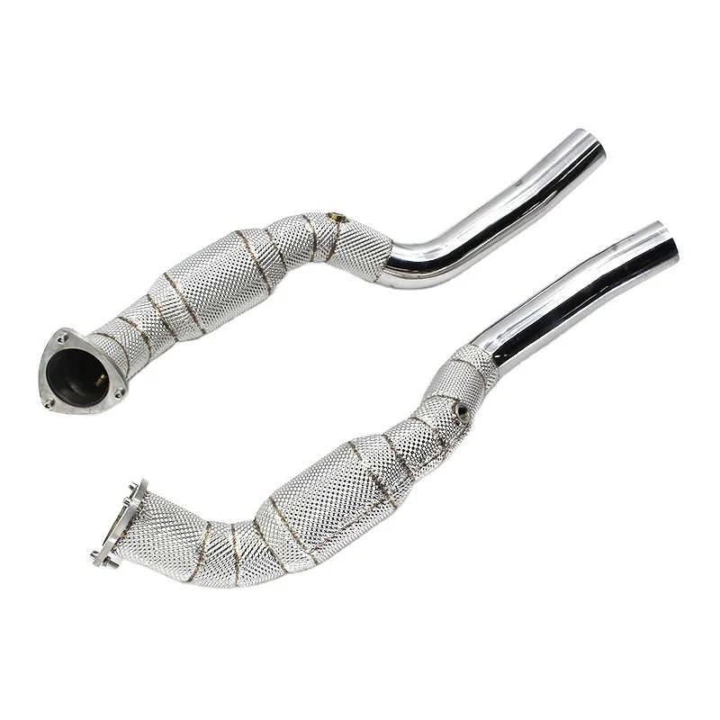 

Head Section High flow Pipes Exhaust Pipes branch downpipe Exhaust Pipe with catalyst for Maserati Gran Turismo/GT 4.7