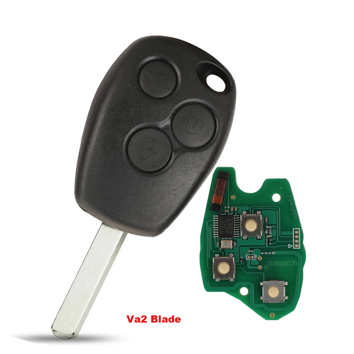 Jingyuqin Fernschlüssel PCF7946/pcf7947/4A Chip 434 MHz Für Renault Trafic Vivaro Primastar Movano Ersatz Control Fob Keyless – Detail 5