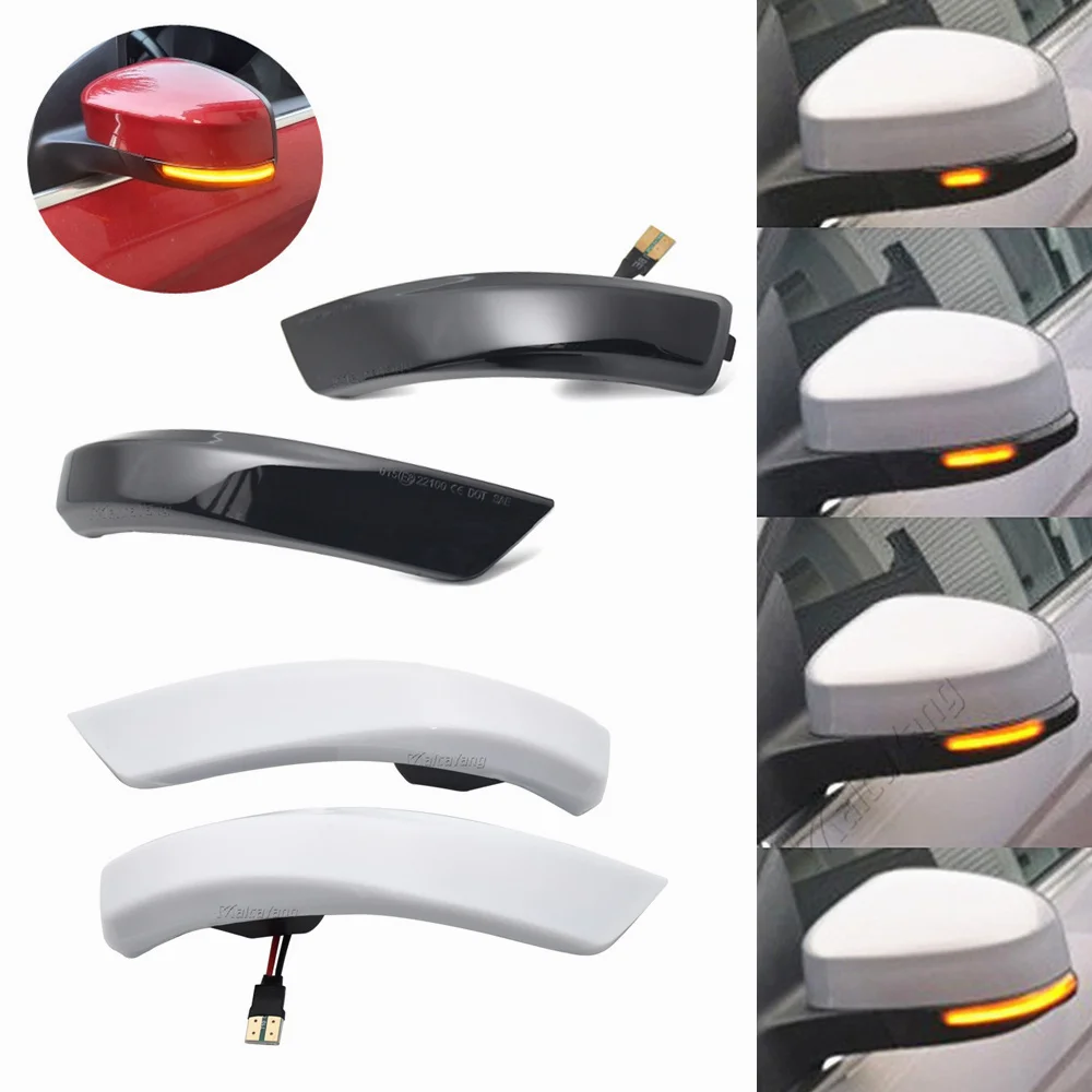 For Mondeo MK4 LED Dynamic Turn Signal Light Side Mirror Indicator Sequential Blinker Lamp For Ford Focus 2 MK2 Focus 3 MK3 3.5