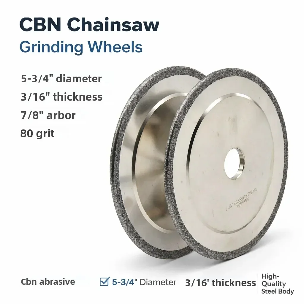 

CBN80 145mm Chainsaw Chain Sharpening Grinding Wheel R1.6 R2.4