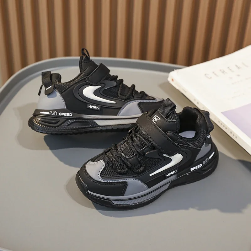 2025 جديد الأطفال شبكة تنفس أحذية رياضية أطفال احذية الجري غير رسمية مع باطن سميكة بنين بنات موضة أحذية رياضية متعددة الاستخدامات #4