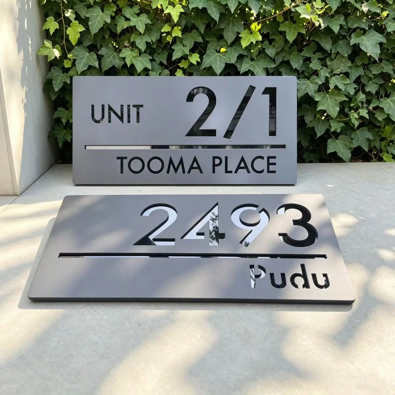 Custom acrylic door signs, personalized address and name plaques, 3D house numbers, home decorations