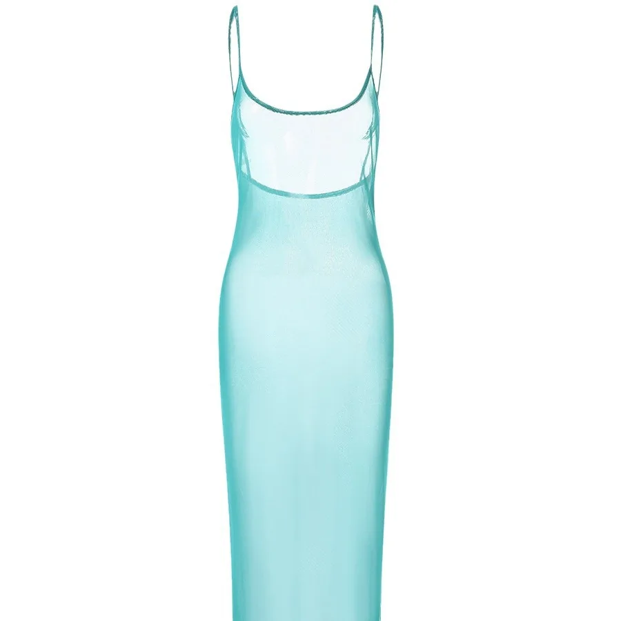 Vestido ultraeductor, vestido ajustado CurveEnhancing Cami, vestido con tirantes finos pronunciados, vestidos de noche ligeros junto al mar