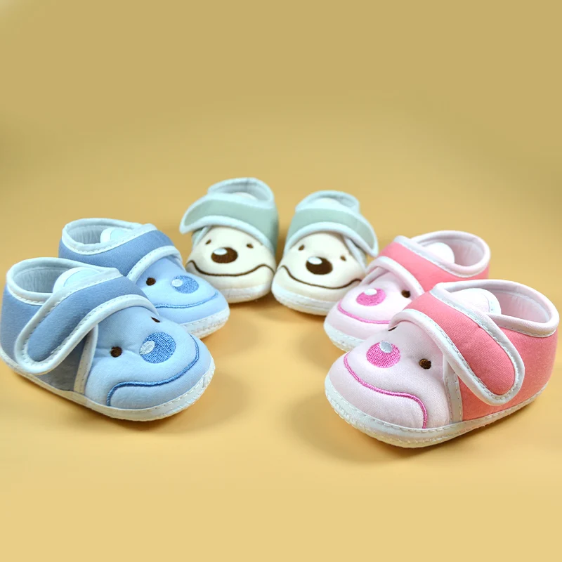 Kids Newborn Baby Boys Fashion  Soft Crib Shoes First Walker Anti Slip  Shoe toddler shoes  Cotton spring and autumn