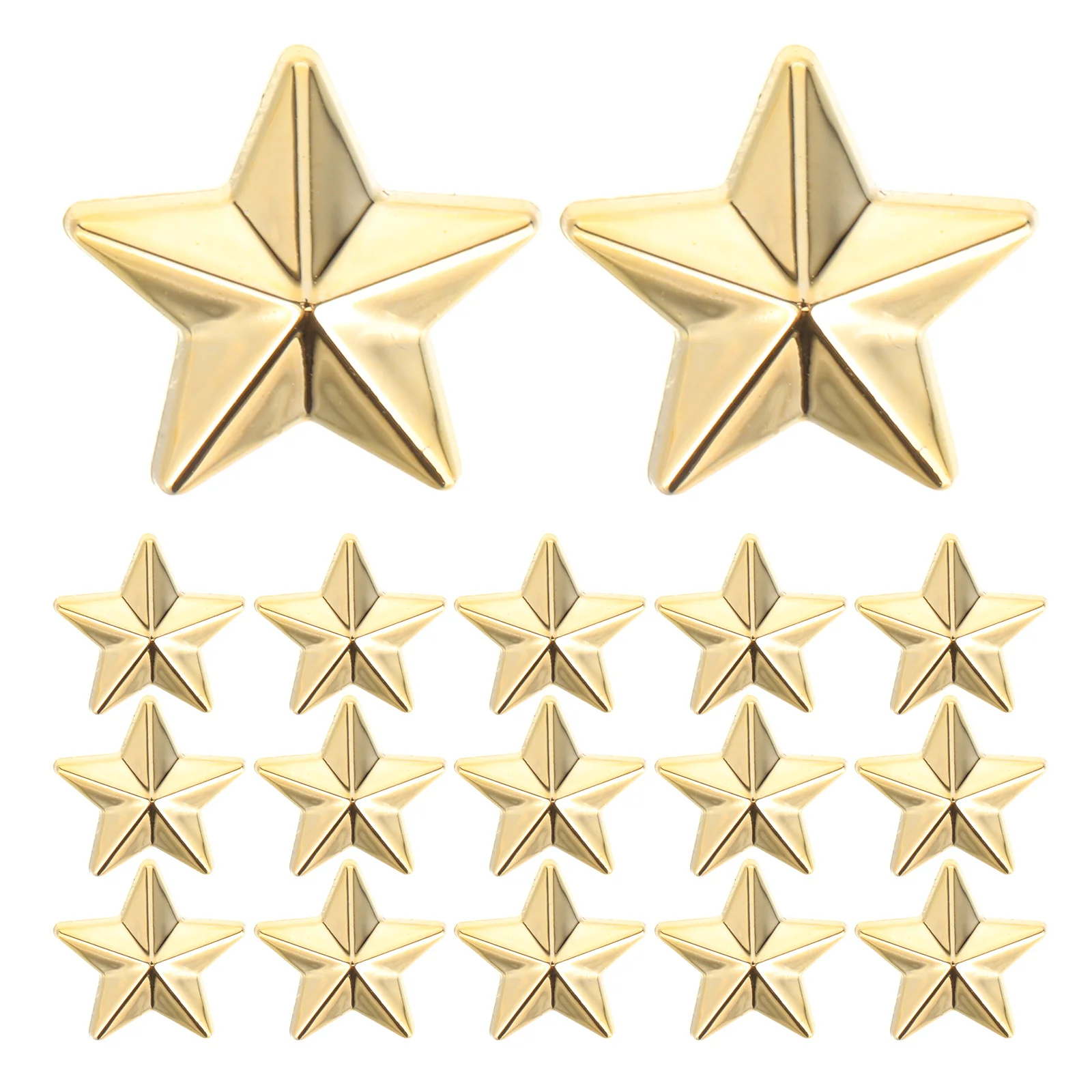 

200pcs Acrylic Star Shape Decor Clothes Star Ornaments Diy Crafts Decor Lightweight Durable Chic Creative Ornament Gift