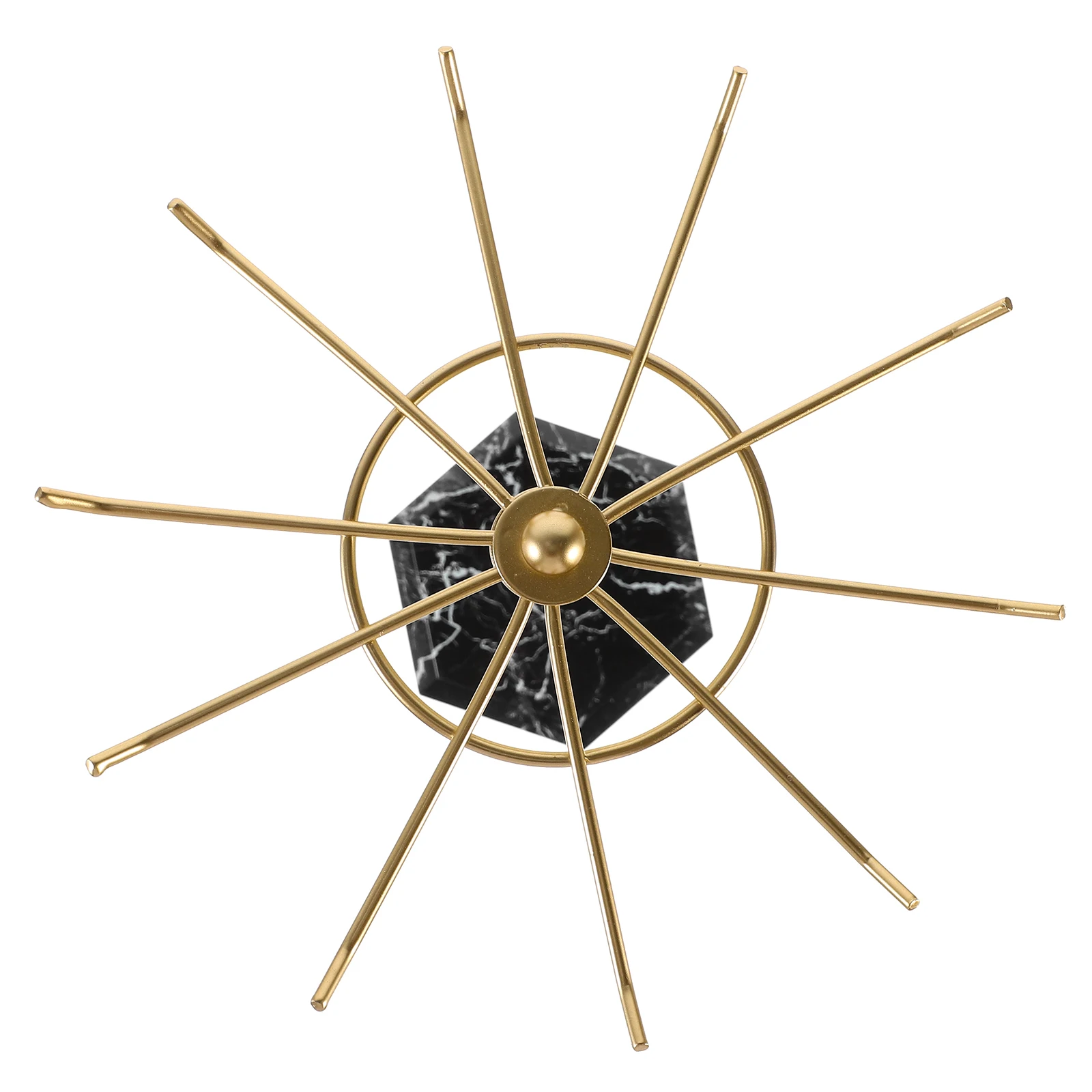 

Metal Jewelry Stand Rotating Necklace Holder Golden Iron Rack Earrings Bracelets Storage Organizer Desktop Display Home