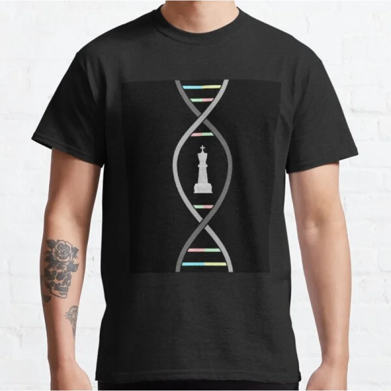 

Piece King Funny Chess Player Gift T shirt for man 100% cotton Large size Tops Game Graphic Print Clothes S-6XL