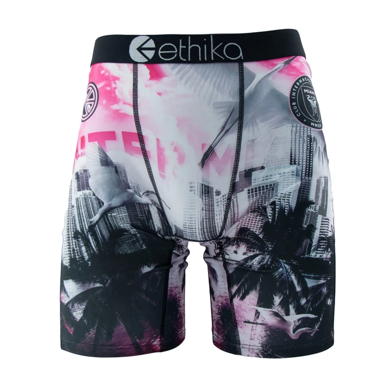 ETHIKA 1Pcs Sexy Men Underwear Boxers Breathable Man Swimming Underpants Plus Size S-3XL Mens Panties Trunks Men's Boxer Briefs image 6
