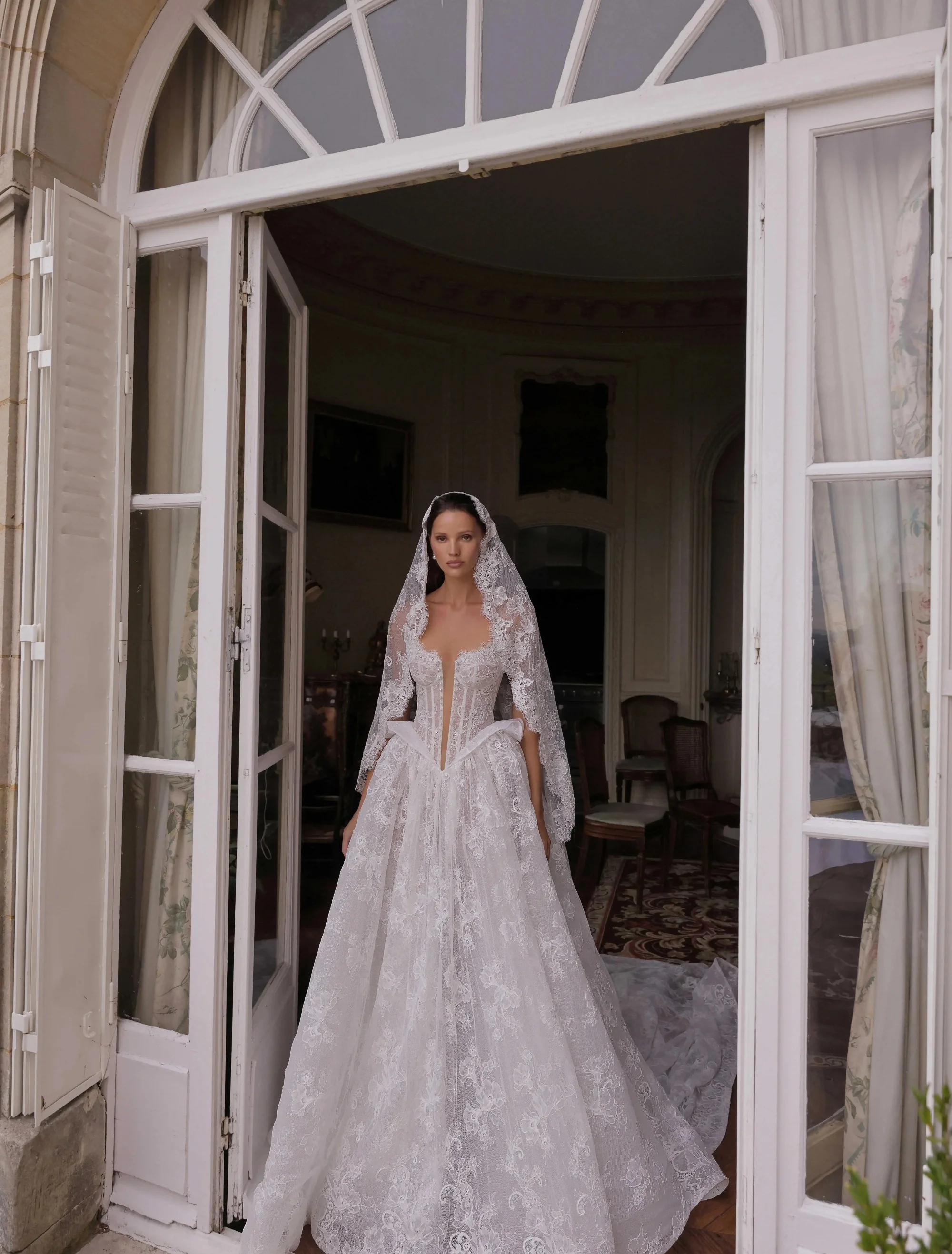 Lace Weddings Dresses Ball Gown Wedding For Bride Vestidos De Novia Princesas Alta Costura Plus Size Dress Blancos Boda Civil