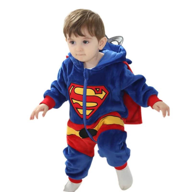 Autumn Winter Baby Rompers Cute Style Baby Coral Fleece Brand Hoodies Jumpsuit Baby Girls Boys Romper Newborn Clothing Outwear