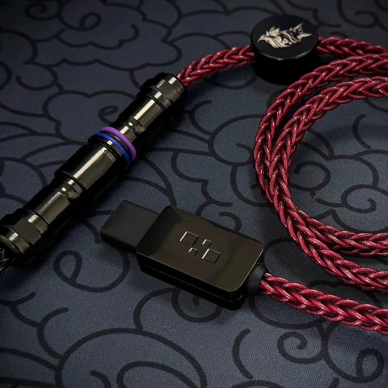 SHINE Keyboard Cable ShanHaiJing Series Eastern Great Wilderness Minghu Jiuyan Limited Edition 8K E-sports Aviation Plug Cable