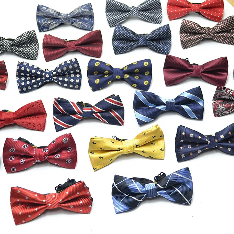 School Boys Kids Children Bow Wedding Plaid Dot Tie Necktie Satin Bowtie Necktie For Wedding Party Adjustable Bow Te Knot