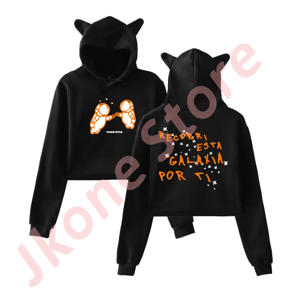 

Ivan Cornejo Donde Estas Logo Merch Pullover Female Cat Ears Hoodie Long Sleeve Top Women's Clothes