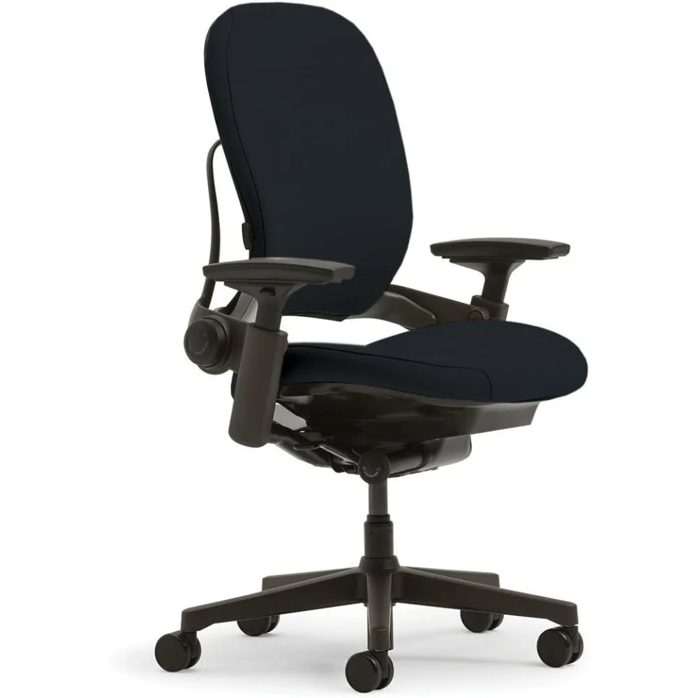 

Office Chair Ergonomic back Support Chair - Waist support - 4D Adjustable arms - Black frame, black fabric