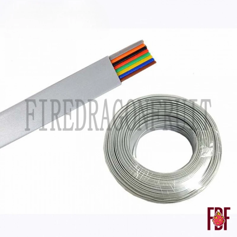 

eight-core gray flat networkCable made of pureCopper8Core networkExtension cable200Rice/Volume