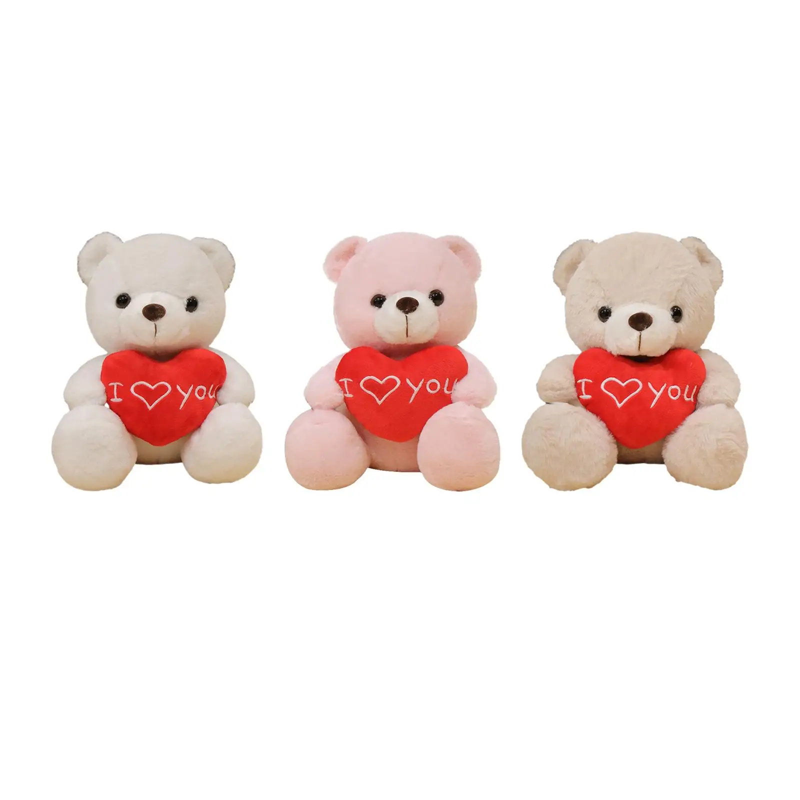 Heart Bear Stuffed Animal Valentines Day Gifts for Kids Girls Adults Him