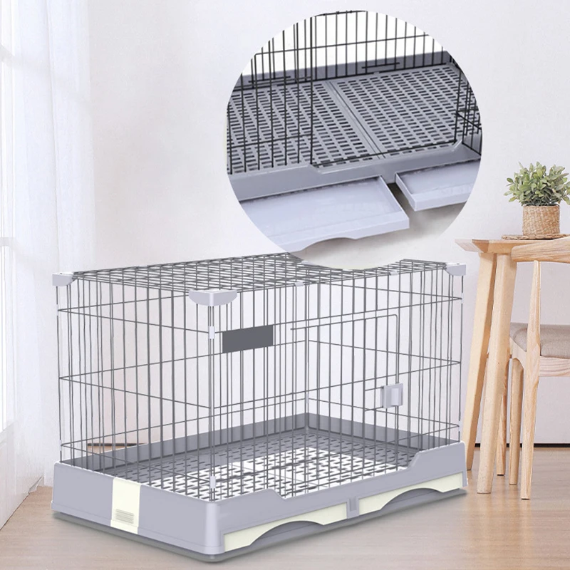 New Pet Carrier Single Cat Carrier Dog Teddy Bigbear Indoor Family Dog Carrier Large Rabbit Cage