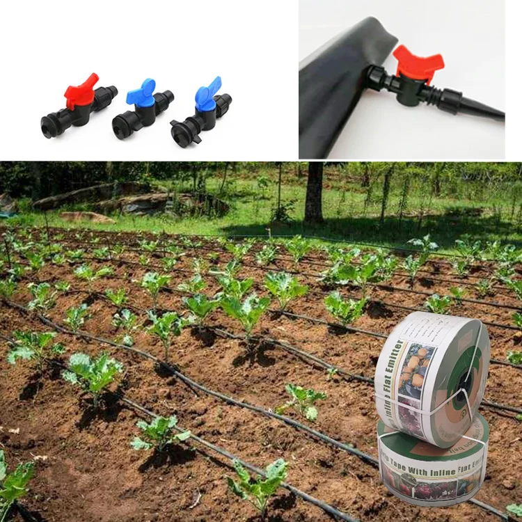20251 Hectare طقم الري بالتنقيط الزراعي 16 مللي متر خرطوم مسطح لري الأراضي الزراعية شريط تنقيط