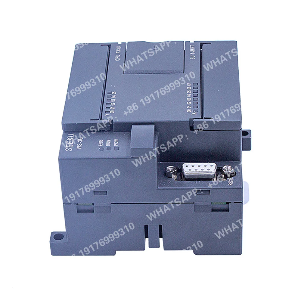 SEEKU 2CH 60K counting FX3U-32MT 32MR 32MRT PLC 16 In 16 Out Anolog 2AD 0-10V 2DA RTU Modbus 485 PT100 K thermocouple with clock