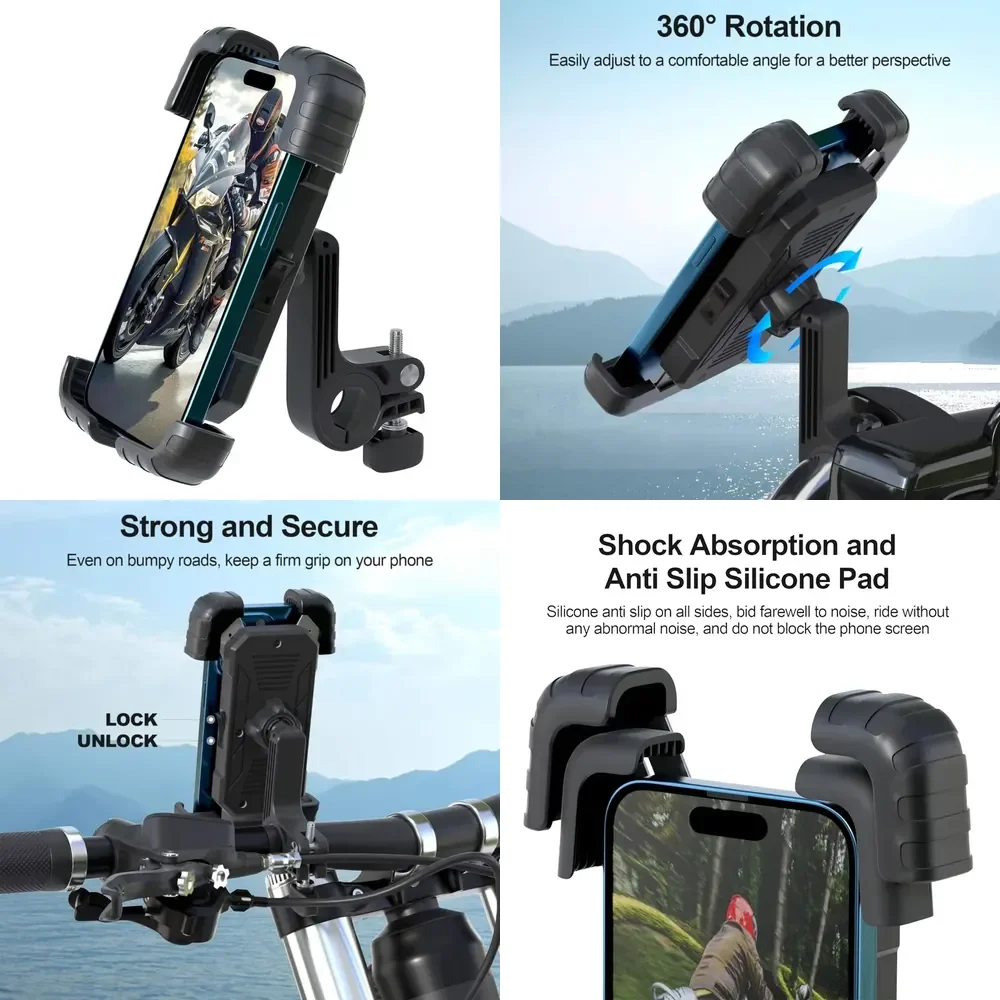 Soporte para Teléfono de Motocicleta, Soporte para Teléfono Móvil, Soporte para Moto, Handyhalterung Motorrad, Porta Celular Para Moto