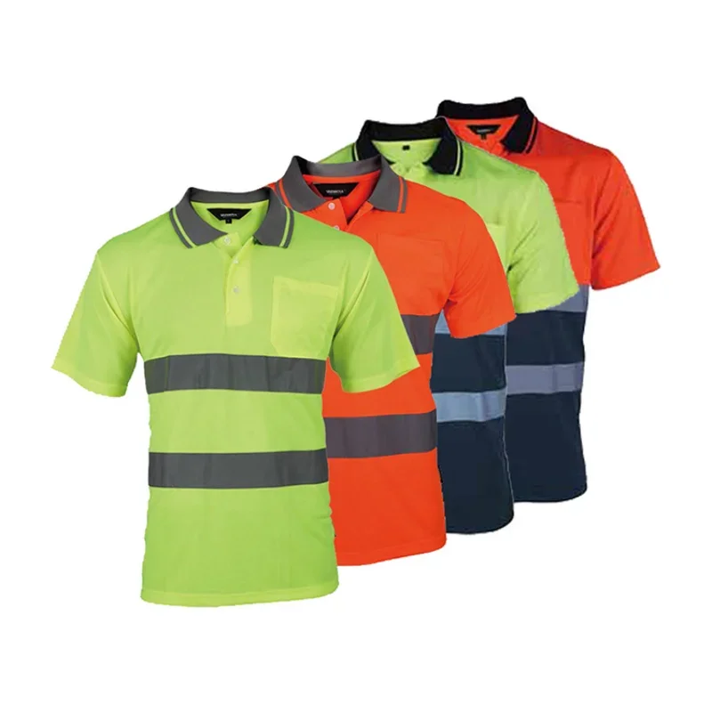 Reflective t Shirt Men High Visibility Reflective Safety Shirt  Workwear Clothes Work Shop Shirt Men Mechanic