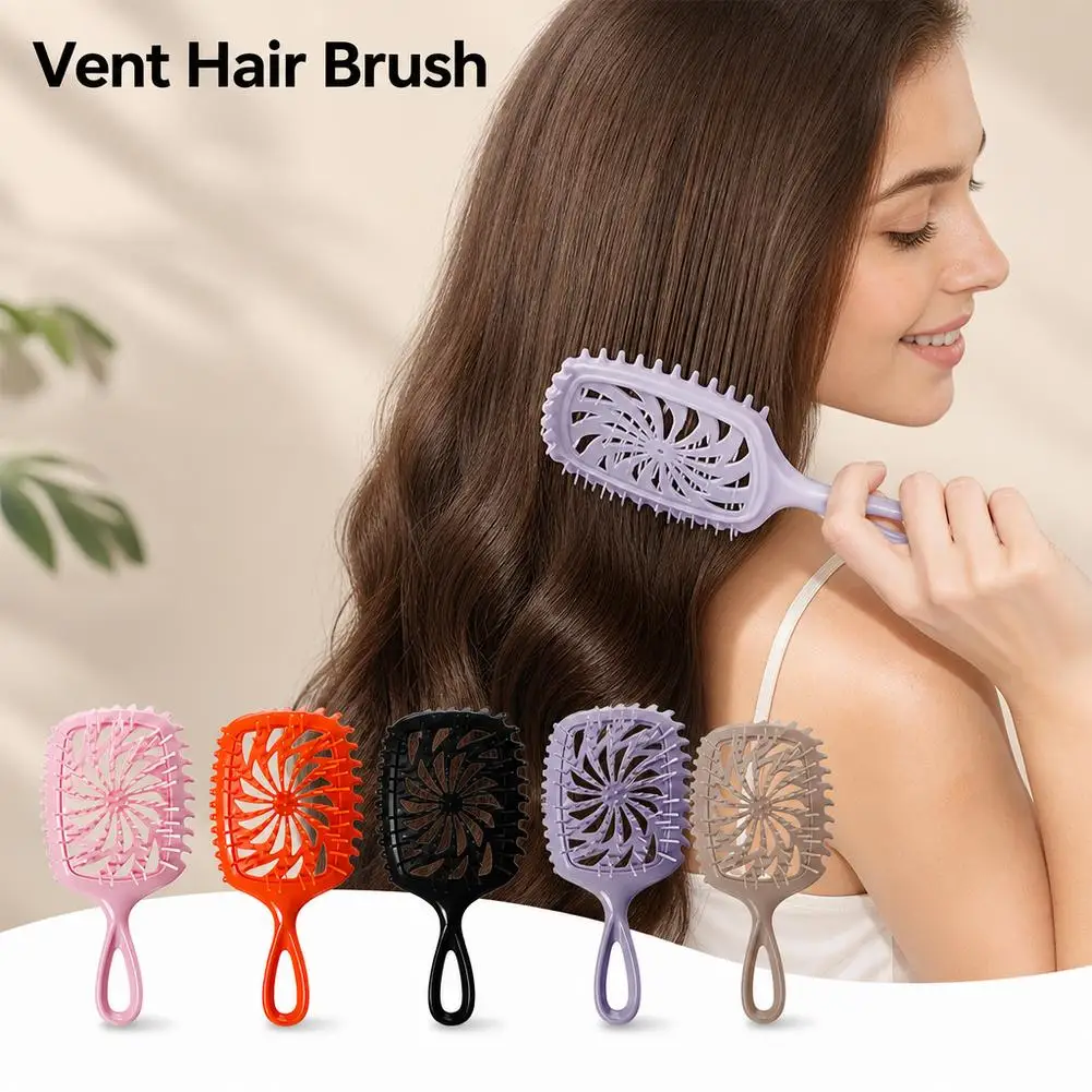 Portable Mini Comb Tangled Scalp Massage Brush Portable Hair Styling Tools For Natural Curly Straight Wet Dry