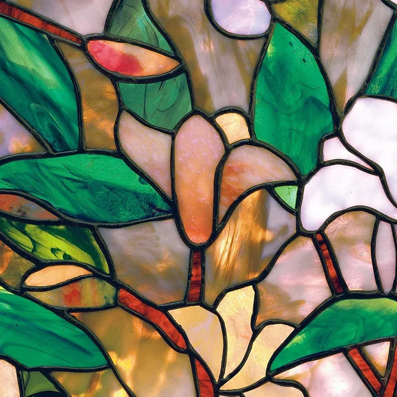 Window privacy film stickers artscape Magnolia Window Film vinyl for glass windows stained glass window film Home and Bathroom