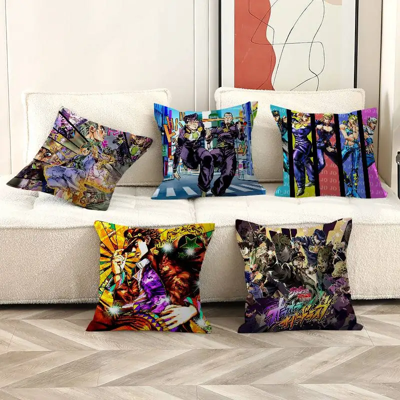 Japanese JoJos Bizarre Adventure Cushion Cover Pillowcase Up