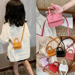 Bolso de mano para niño y niña, minibolsa bonita para monedas de bebé, bandolera pequeña para niños, 2023