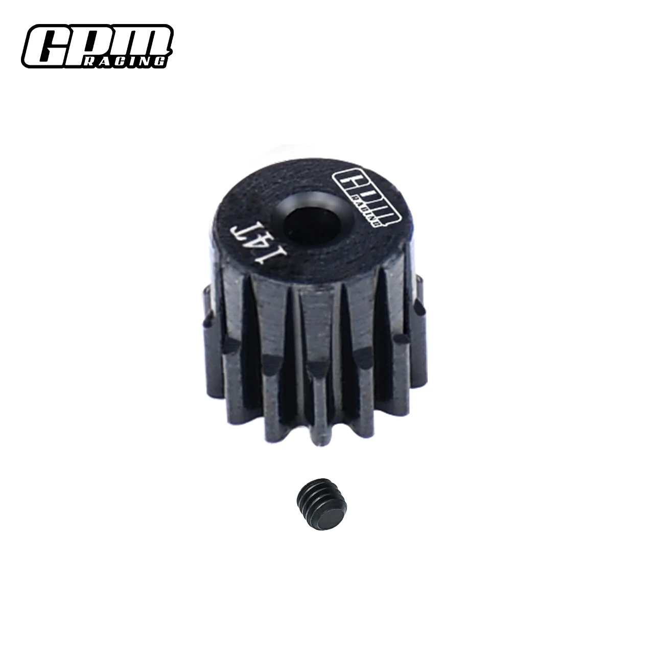 GPM 40Cr Steel Pinion Gear 14T / 15T / 16T / 17T / 18T 0.5M 2mm shaft