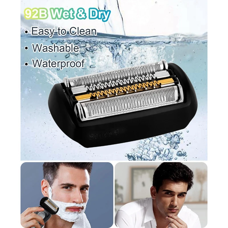 

Бритвенная головка 92B для Braun серии 9, бритва из фольги 9040S, 9292Cc, 9293S, 9295Cc, 9296Cc, 9297Cc, 9299S