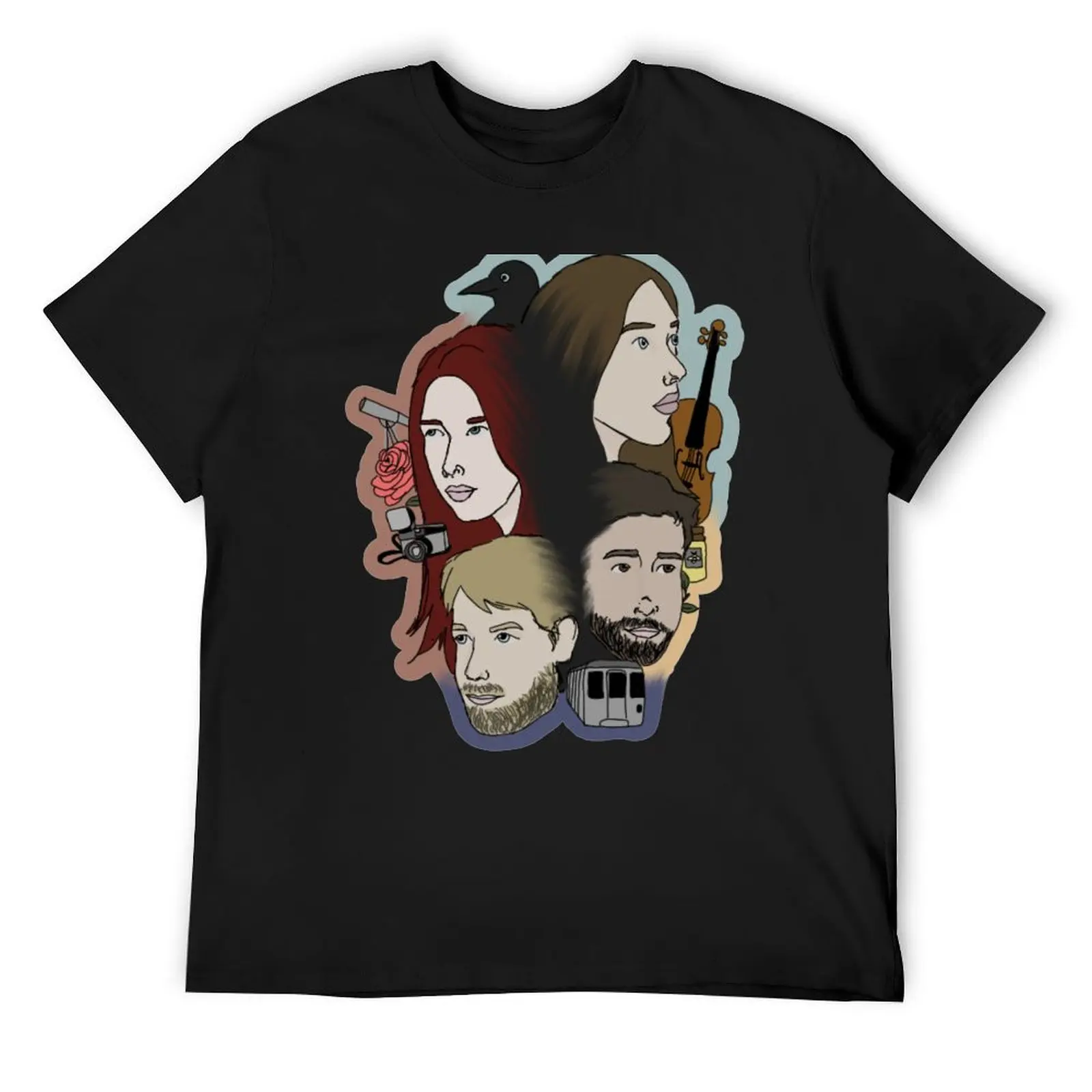 

Ghost Quartet T-Shirt anime tshirt sweat vintage vintage graphic tee tee shirts for men