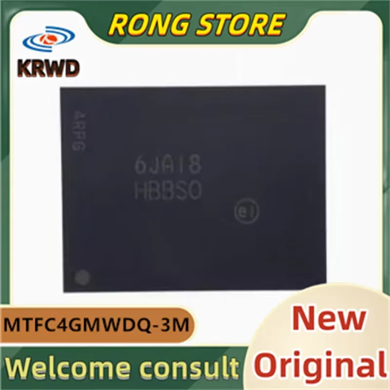 (2PCS) HBBSO H88S0 New and Original Chip IC MTFC4GMWDQ-3M AIT MTFC4GMWDQ-3M MTFC4GMWDQ  BGA