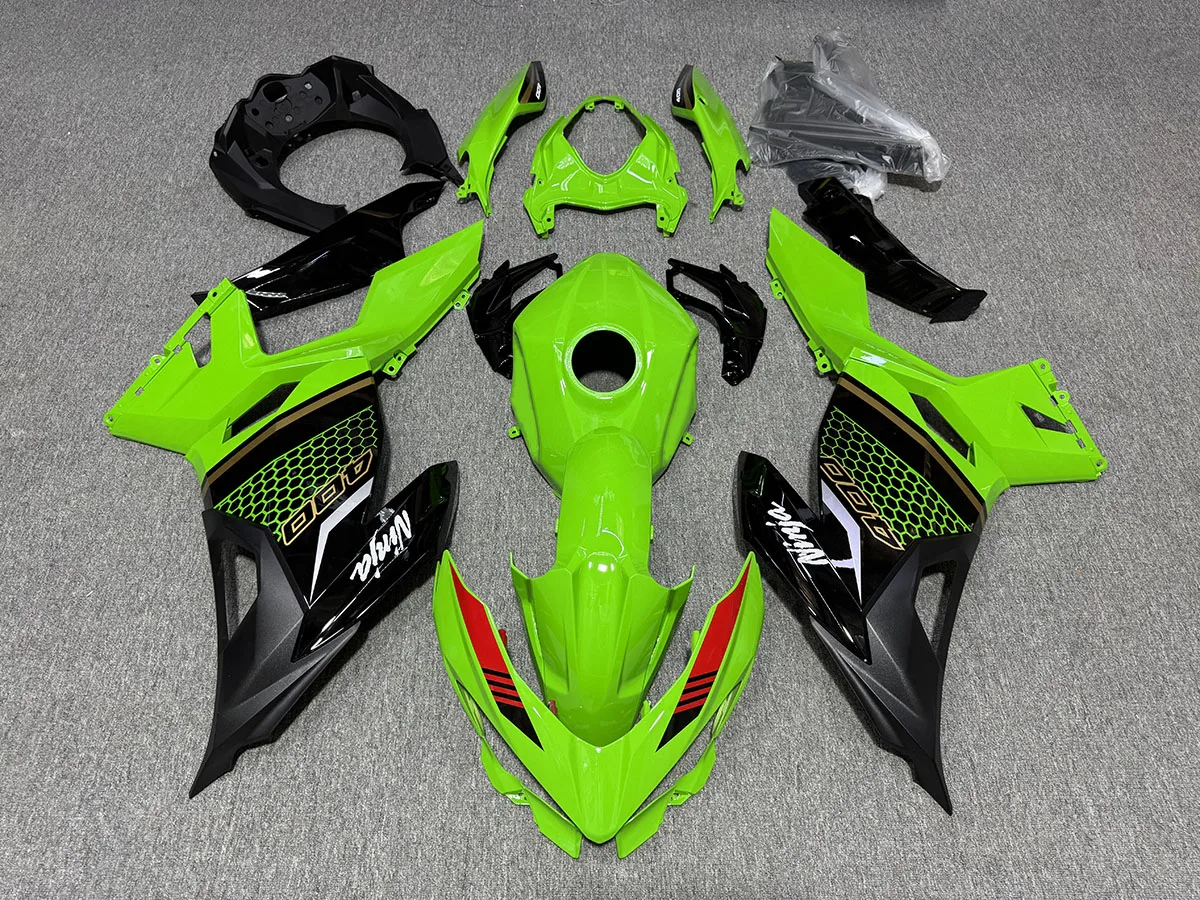 

Комплект обтекателей для мотоцикла, пластиковый комплект для NINJA 400 Ninja400 EX400 2018-2019 2020 2021 2022, аксессуары для кузова, обтекатель