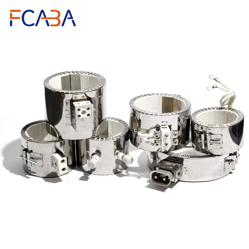 

Керамический ленточный нагреватель FCABA, диаметр 130 мм, высота 50 ~ 80 мм, 110/220/380 В, 1000/1500/1600 Вт, промышленный нагревательный элемент