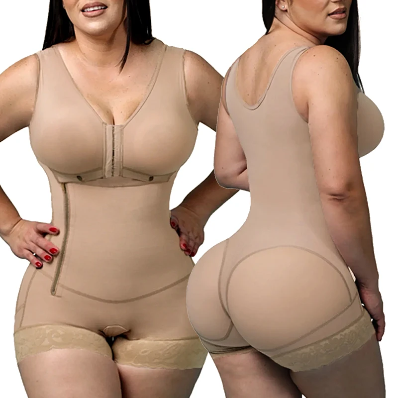 Postpartum Girdles Slimming Shaper Corset Faja Abdomen Control Sheath Chest Binder Belly fat Reduce shapewear Female Body tights