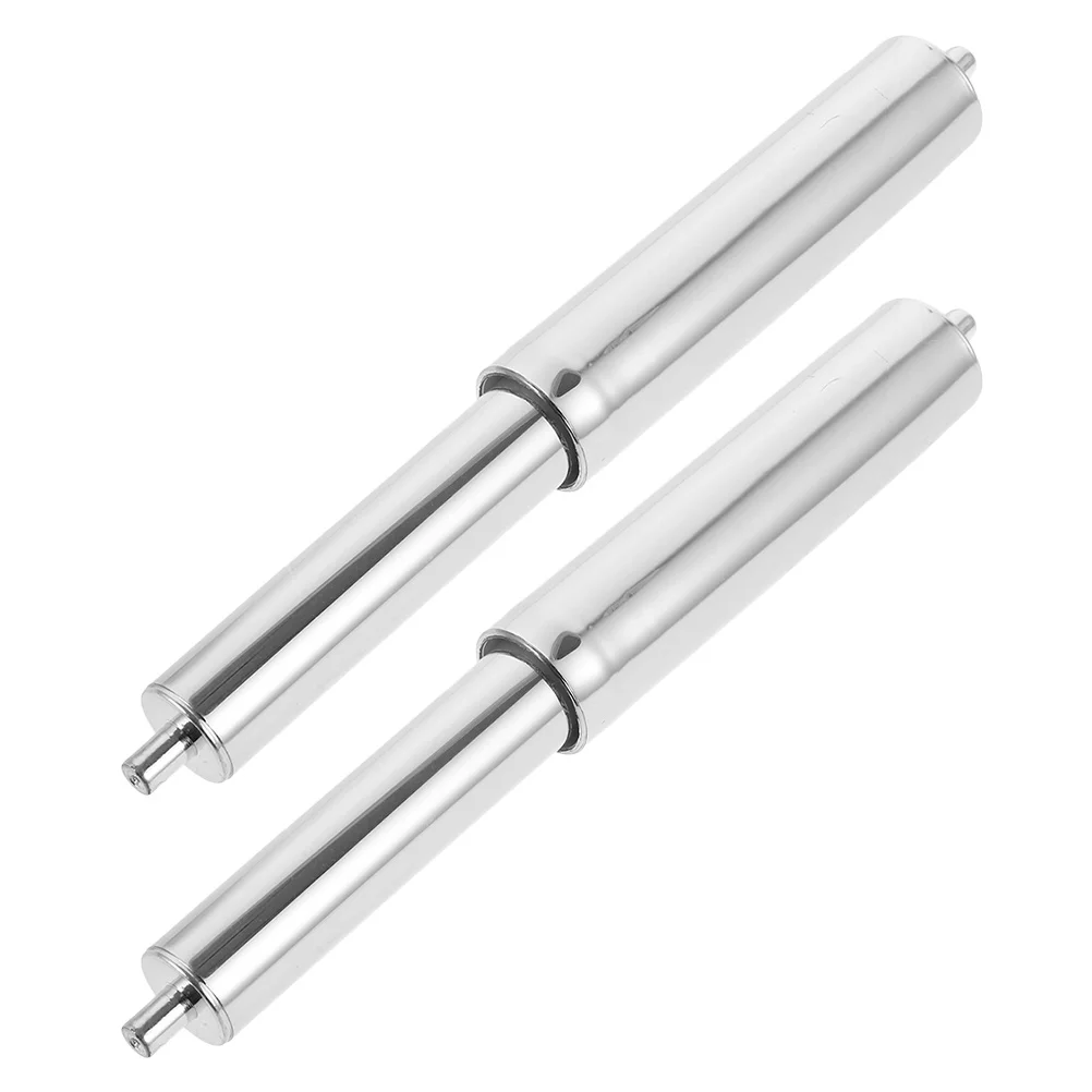 

2 Pcs Shaft Paper Towel Holder Rollers Spindle Rod Toilet Tissue Stainless Steel Spring Replacement